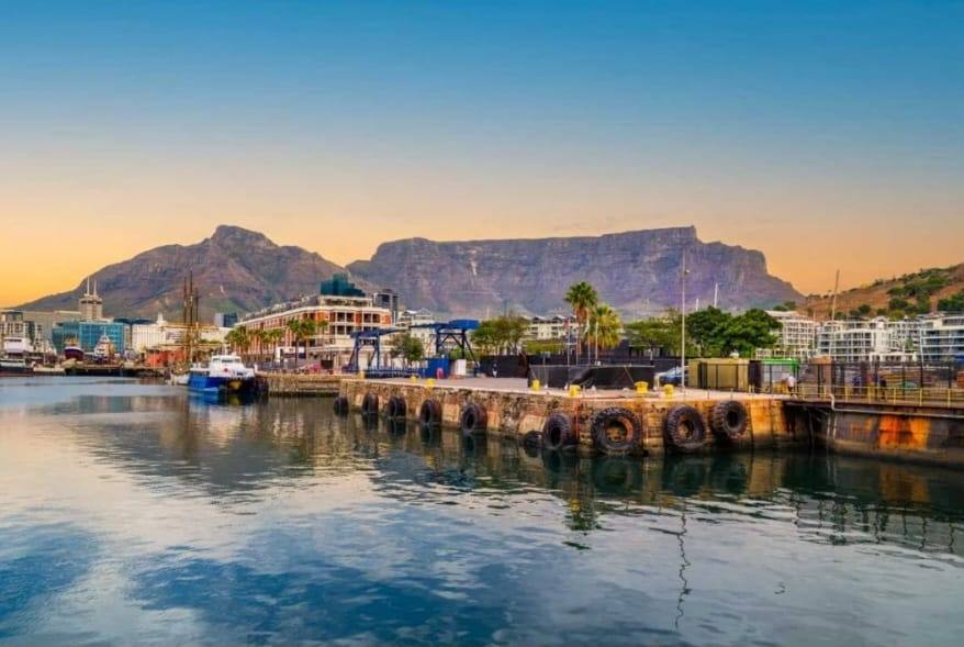 V&A Waterfront at sunset, Cape Town